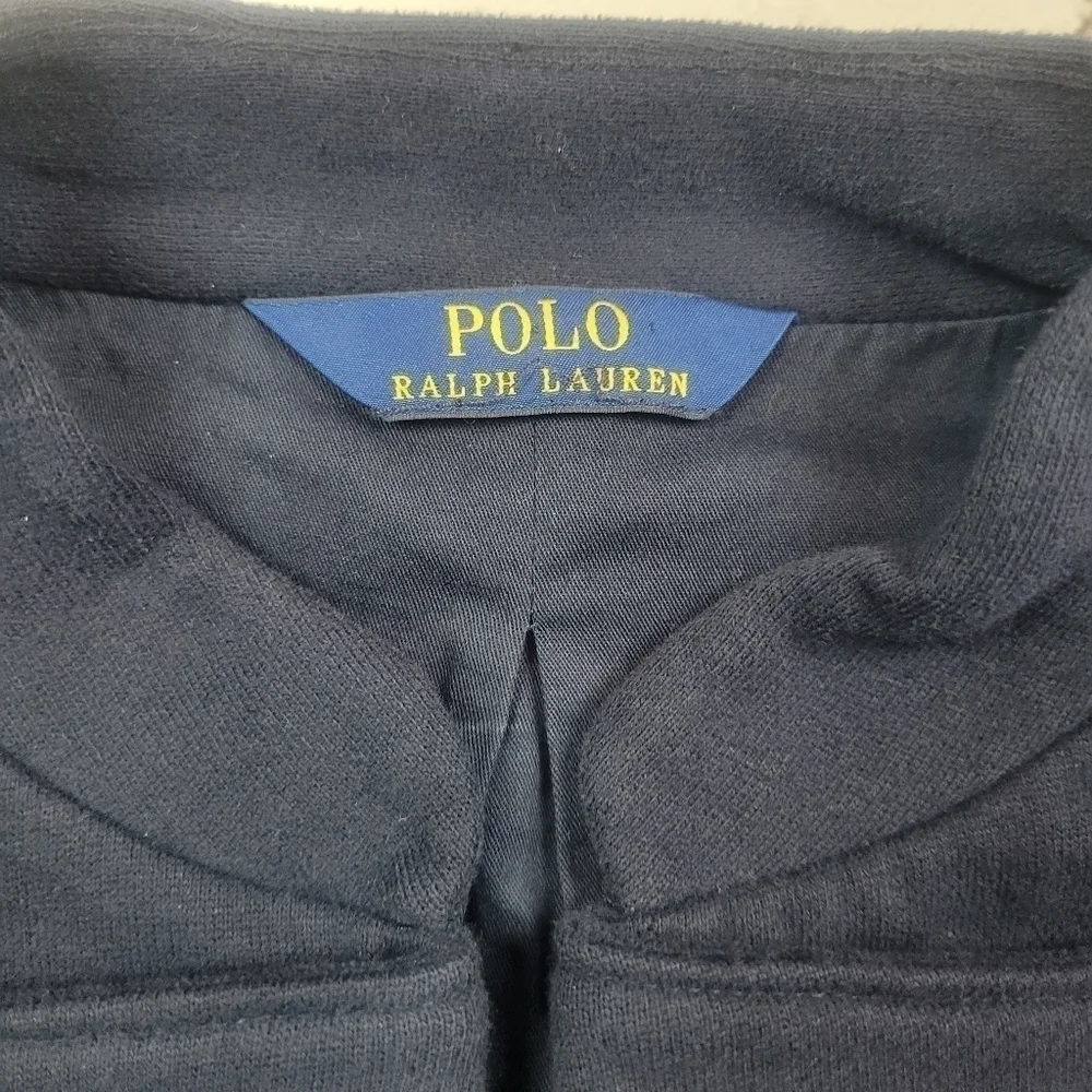 Ralph Lauren Polo horseback riding jacket little girls size 7/8 navy lightweight